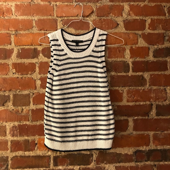 Striped Sweater Tank - Picture 1 of 3